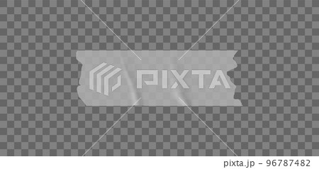 Adhesive tape. Sticky paper strip. Vector realistic scotch tapes 96787482