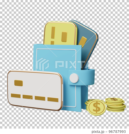 wallet with money clipart transparent