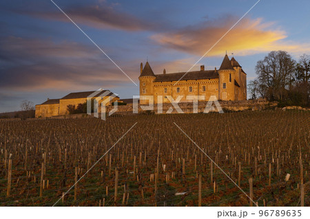 Chateau de Rully castle, Saone-et-Loire departement, Burgundy, France 96789635