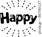 Happyの文字のアイコン 96790137