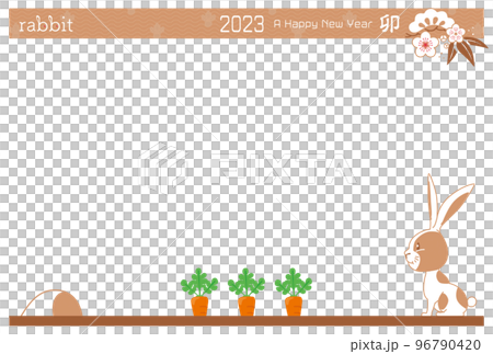 2023生肖兔明信片設計11D 96790420