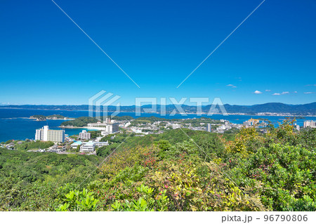 【平草原展望台より白浜町を一望】 和歌山県西牟婁郡白浜町 96790806