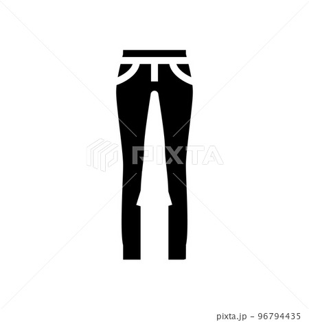 low rise pants apparel glyph icon vector illustration low rise pants apparel glyph icon vector illustration 96794435