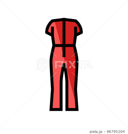 overalls pants apparel color icon vector illustration overalls pants apparel color icon vector illustration 96795204