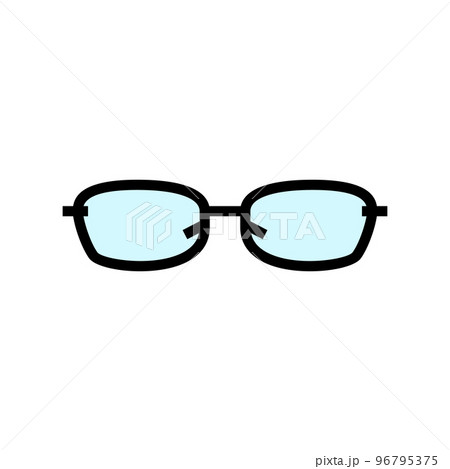 ocular glasses optical color icon vector illustration 96795375