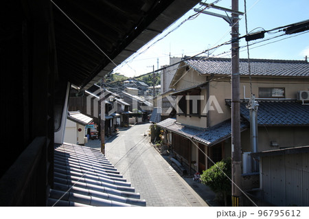 兵庫県たつの市 室津のまちなみ 兵庫県たつの市 室津のまちなみ 96795612