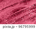 Abstract painted colorful background with scattered confetti. 96795999
