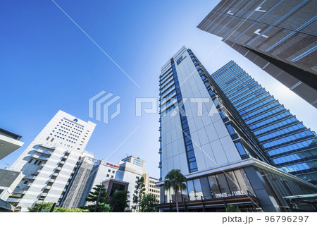 JR川崎駅西口の都市風景【神奈川県・川崎市】 96796297