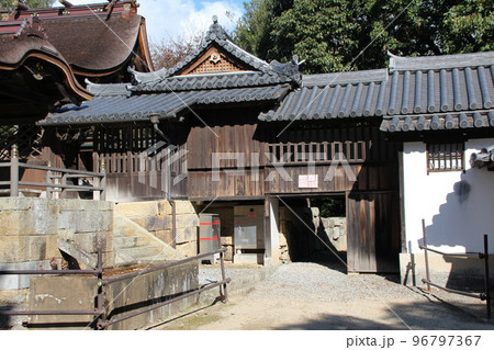 室津のまちなみ 賀茂神社 払所・贄殿・二の神庫 兵庫県たつの市御津町室津 室津のまちなみ 賀茂神社 払所・贄殿・二の神庫 兵庫県たつの市御津町室津 96797367