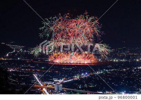 やつしろ全国花火「ミュージック花火」 96800001