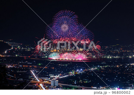 やつしろ全国花火「ミュージック花火」 96800002