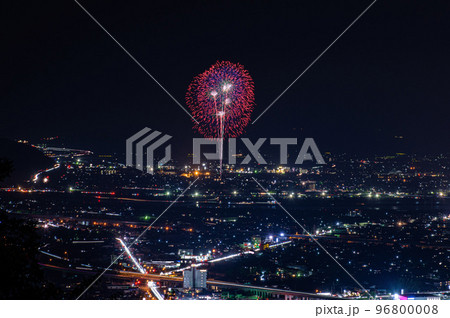 やつしろ全国花火「5号玉の部：塚本花火工業」 96800008