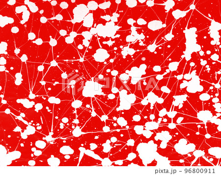 イメージ背景：飛び散るインク　飛沫　テクスチャ　イラスト素材 A02 96800911