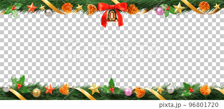 クリスマスガーランドのグラフィックイメージ / レイアウト用クリスマスシンボル 96801720