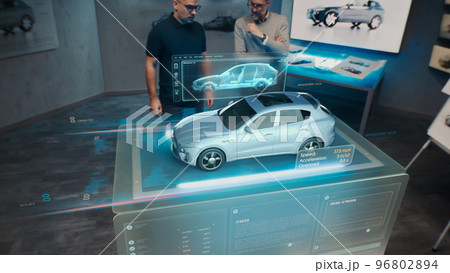 Car Design Developers using Car crash simulator 96802894