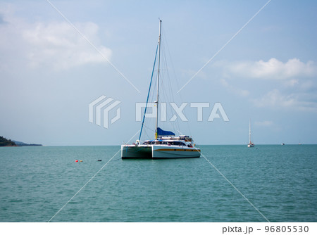 Sailboat in a bay of Koh Samui island 96805530