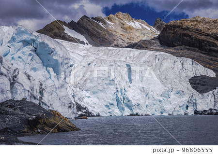 Pastoruri Glacier in Cordillera Blanca, snowcapped Andes, Ancash, Peru 96806555