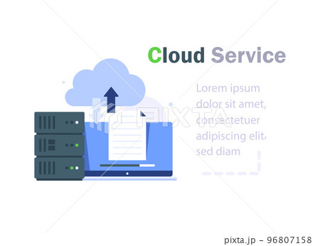 Database protection on cloud, data center secure,Cloud storage landing page website 96807158