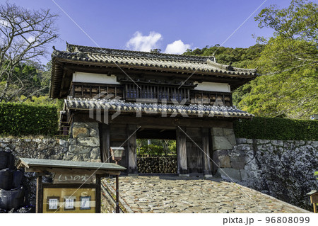 佐伯城跡　三の丸櫓門　大分県佐伯市 96808099