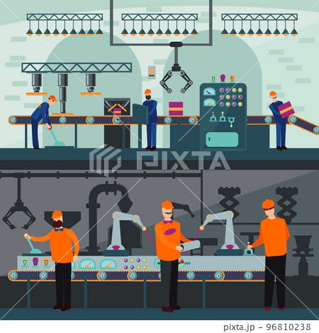 Industrial Manufacturing Plant Horizontal Banners 96810238