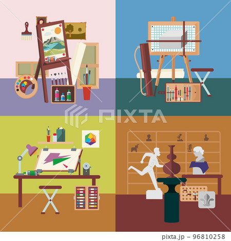 Art Studio Interiors Square Concept 96810258