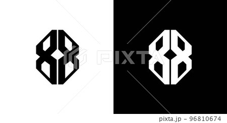 modern and unique number 88 initials logo design 2 96810674