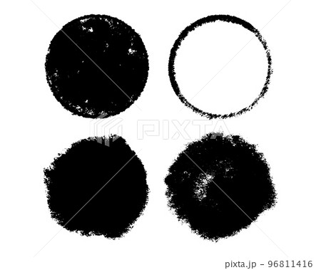 丸いシェイプのベクター素材 丸いシェイプのベクター素材 96811416