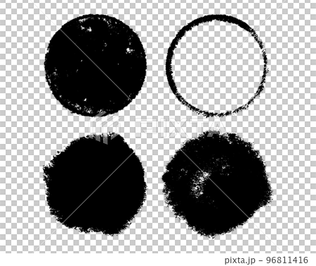 丸いシェイプのベクター素材 丸いシェイプのベクター素材 96811416