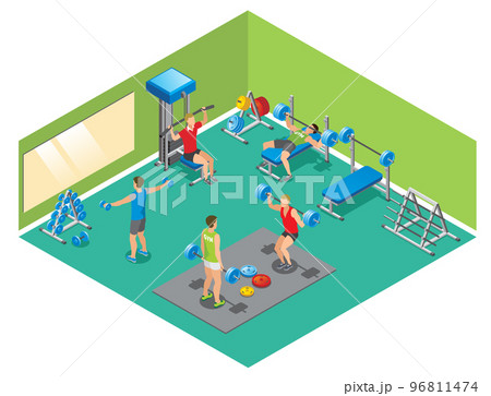 Isometric Fitness Concept 96811474