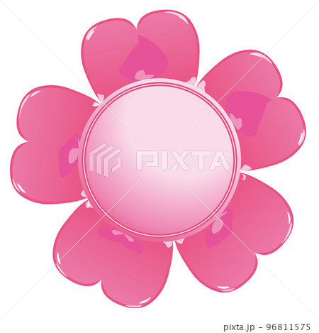 日本の花 桜のシールワックス ベクターイラストレーション 日本の花 桜のシールワックス ベクターイラストレーション 96811575