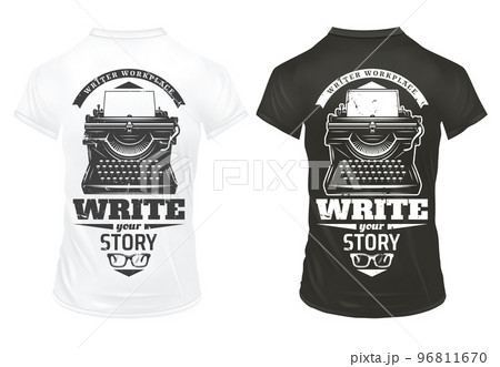 Vintage Writer Prints Template 96811670