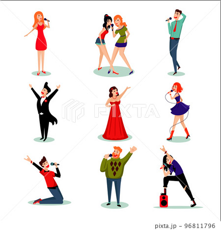 Singing People Set 96811796