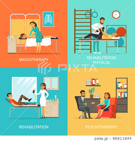 People Rehabilitation Square Concept People Rehabilitation Square Concept 96811844
