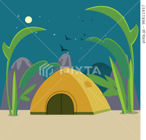Colorful Camping Background Colorful Camping Background 96811937