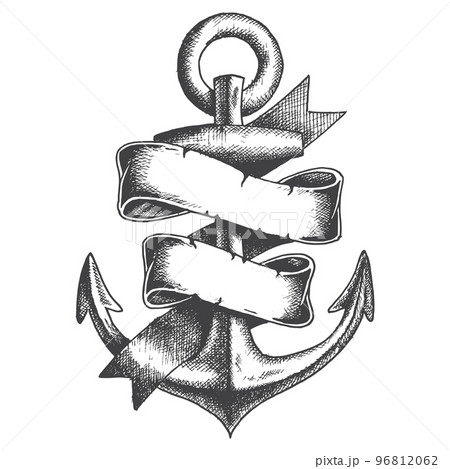 Hand Drawn Anchor 96812062