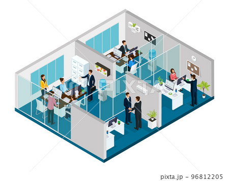 Isometric Law Firm Concept 96812205