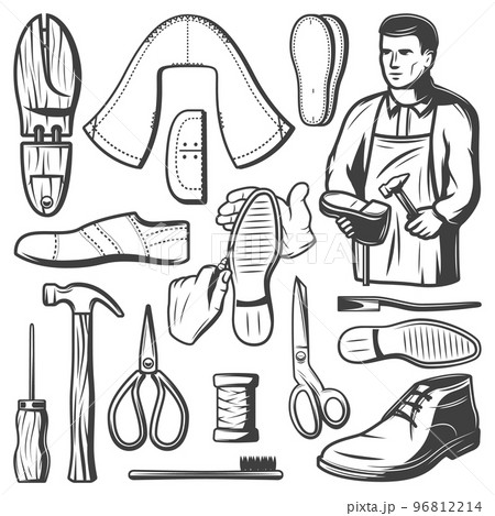 Vintage Shoemaking Elements Set 96812214
