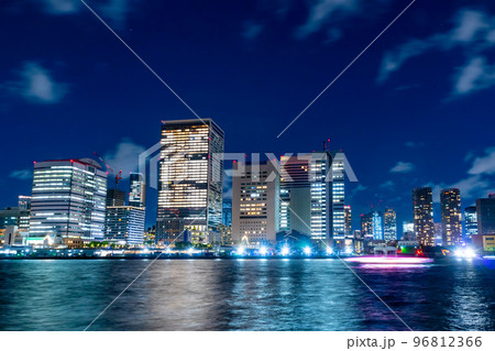 東京夜景 2022　日の出桟橋 96812366