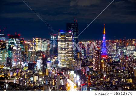 東京摩天楼 夜景 2022 東京摩天楼 夜景 2022 96812370
