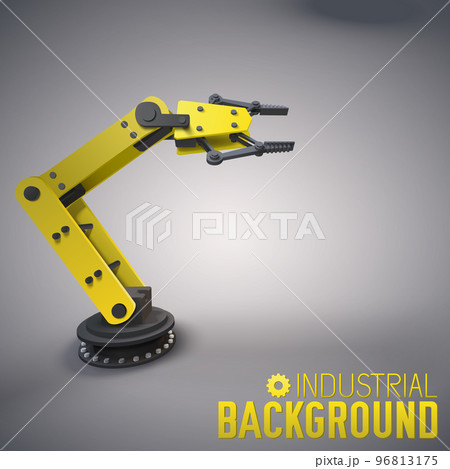 Robotic Equipment Industrial Background Robotic Equipment Industrial Background 96813175