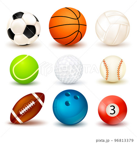 Ball Icon Set 96813379