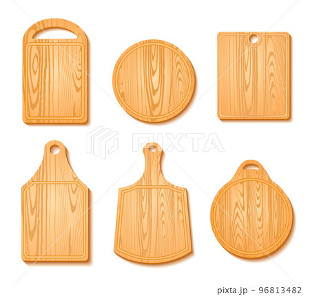 Cutting Board Icon Set 96813482