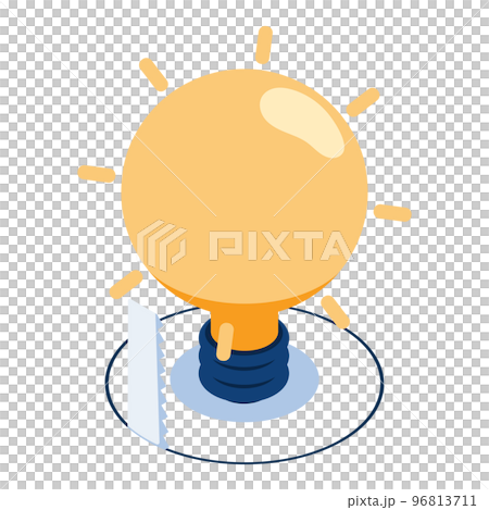 Isometric Saw Cutting The Floor to Stealing Idea 96813711