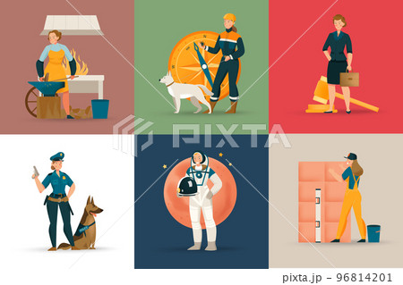 Female Profession Set Female Profession Set 96814201