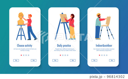Creative Professions Vertical Banners Creative Professions Vertical Banners 96814302
