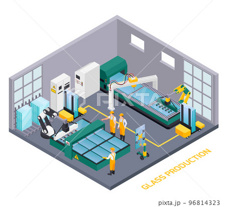 Glass Factory Department Composition 96814323