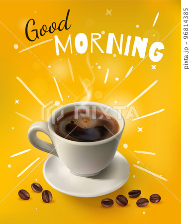 Realistic Coffee Composition 96814385