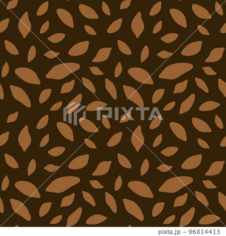 Intestinal Trematoda vector concept brown Seamless pattern 96814413