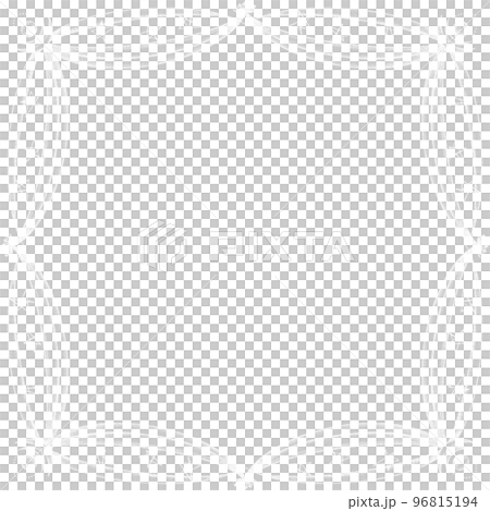 月と星のモチーフの額縁素材、テクスチャのあるフレーム素材、月と星の額縁イラスト、装飾フレーム素材 96815194