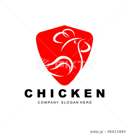 Chicken Logo, Farm Animal Vector, Design For Chicken Farm, Fried Chicken Restaurant, Cafe 96815884